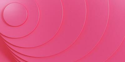 abstrato ondulado Rosa fundo. Rosa moderno círculo formas fundo para bandeira modelo. foto