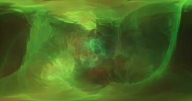 abstrato verde iridescente multicolorido energia mágico brilhante brilhando líquido plasma fundo foto
