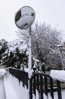 neve na cidade foto