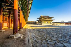 palácio gyeongbokgung na coreia do sul foto