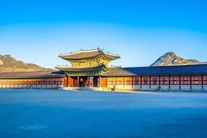 palácio gyeongbokgung na coreia do sul foto