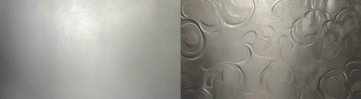 conjunto textura grupo do metálico gradiente aço brilhante fundo prata ouro cor. ai gerado. foto