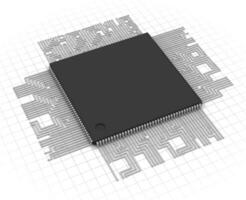 processador unidade CPU conceito foto