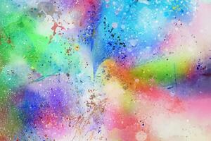 vetor abstrato fundo com uma colorida aguarela Espirrar Projeto foto