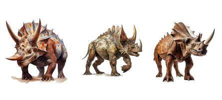 extinto triceratops animal foto