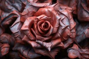 único sobrenatural rosas textura fundo generativo ai foto