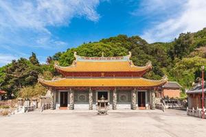 fachada do templo tianhou em matsu, taiwan foto