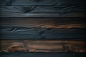 uma de madeira parede com uma Sombrio Castanho mancha, fechar acima do uma madeira parede com uma Sombrio fundo foto