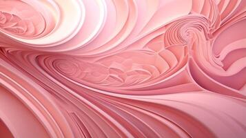 abstrato fractal fundo dentro Rosa tom cor . generativo ai foto