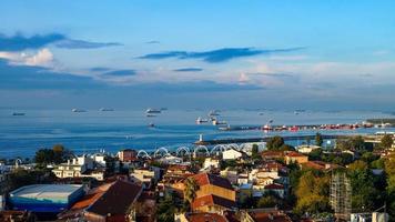 vistas da cidade de Istambul foto