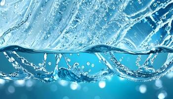 água conceito fundo fresco limpar \ limpo exibição água textura detalhes. ai generativo foto