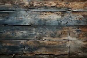 abandonado madeira superfície, justaposto com corajoso concreto parede textura dentro artístico harmonia ai gerado foto