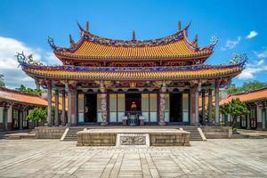templo taipei confucius em dalongdong, taipei, taiwan
