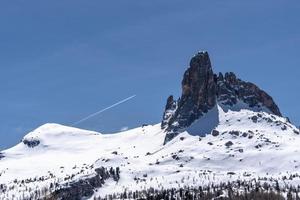 dolomitas de cortina d'ampezzo no alto valle del boite belluno itália foto