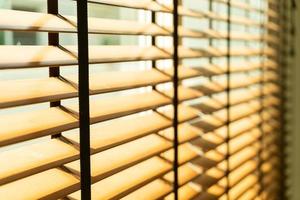 cortina de bambu de close-up, cortina de bambu, pintinho, veneziana ou cortina de sol - ponto de foco suave foto
