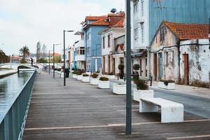 aveiro, portugal. casas típicas foto