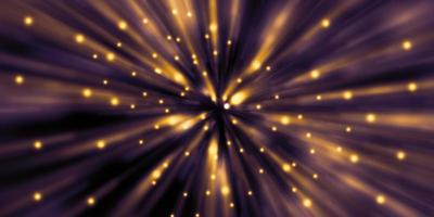 trilhas de luz em movimento rápido zoom explosão de ilustração 3D foto