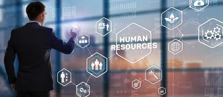 nova gestão de recursos humanos. hr. conceito de construção e recrutamento de equipes. foto