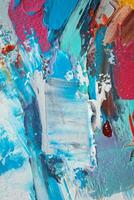 abstrato óleo pintura com luz pastel cores, óleo em tela de pintura branco, marinho azul e âmbar laranja, papel de parede, fundo, usar do paleta facas, realista hiper-detalhe, expressivo escova golpes foto