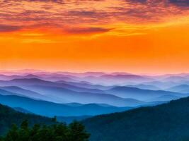 parque nacional de great smoky mountains foto