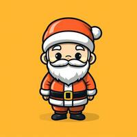 personagem de desenho animado de papai noel fofo foto