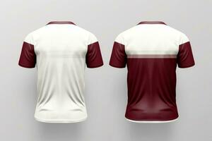 brincar Esportes futebol equipe uniformes Muitas cores camisa, generativo ai ilustração foto