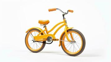 exibindo uma 3d miniatura cruzador bicicleta. generativo ai foto