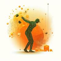 golfe conceito ilustração arte foto