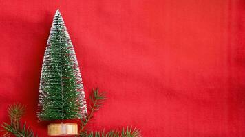 Natal árvore e decorações. espaço para texto. ai generativo. foto
