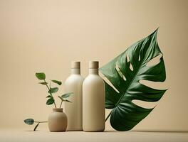 eco limpeza produtos isolado em branco fundo. criada com generativo ai tecnologia. foto