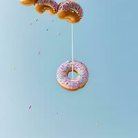 vôo delicioso clássico rosquinhas doce velozes Comida foto