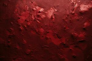 concreto vermelho muro. fundo com angustiado grunge textura. generativo ai foto