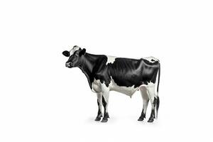 vaca isolar em branco background.generative ai. foto