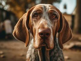 braco italiano cachorro criada com generativo ai tecnologia foto