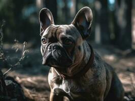 francês buldogue criada com generativo ai tecnologia foto