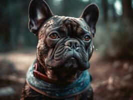 francês buldogue criada com generativo ai tecnologia foto