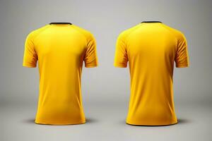 brincar Esportes futebol equipe uniformes Muitas cores camisa, generativo ai ilustração foto