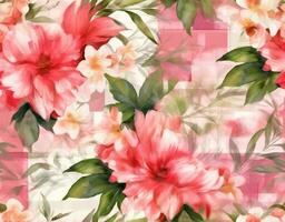 floral padrões cor cerceta foto