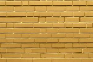 ouro tijolo parede fundo, ouro parede fundo, tijolo parede fundo, parede fundo, tijolo fundo, tijolo parede textura fundo, tijolo padrão, tijolo parede, ai generativo foto