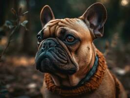 francês buldogue criada com generativo ai tecnologia foto