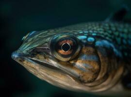 barracuda retrato criada com generativo ai tecnologia foto