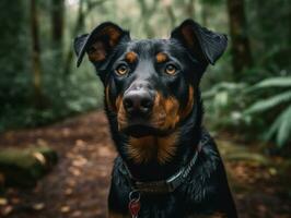 Beauceron cachorro criada com generativo ai tecnologia foto