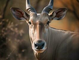 eland retrato criada com generativo ai tecnologia foto