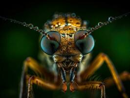 mosquito retrato criada com generativo ai tecnologia foto