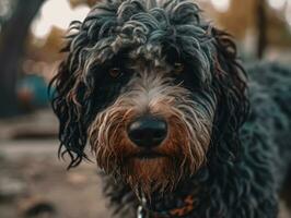 barbet cachorro criada com generativo ai tecnologia foto