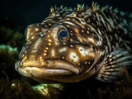 bacalhau retrato criada com generativo ai tecnologia foto