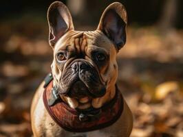 francês buldogue criada com generativo ai tecnologia foto