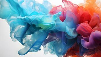 colorida abstrato explosão - gerado ai vibrante rebentar foto