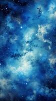 leitoso caminho galáxia com estrelas e nebulosas foto