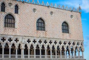 veneza, itália - detalhe do palácio ducal foto